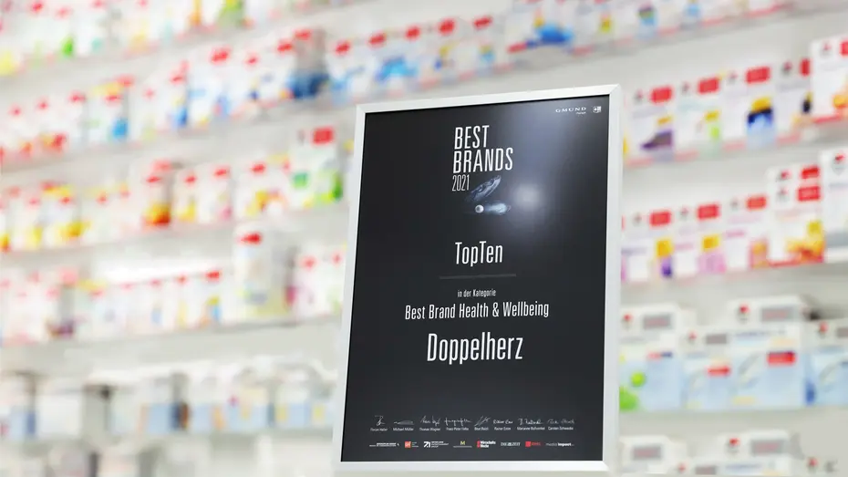 Награда на Best Brands за най-добре класиралият се фармацевтичен бранд